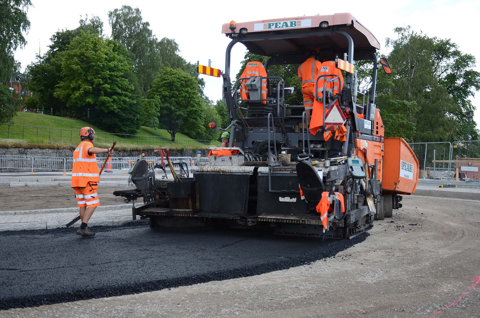 Peab asfaltläggning med Sekabs lignin