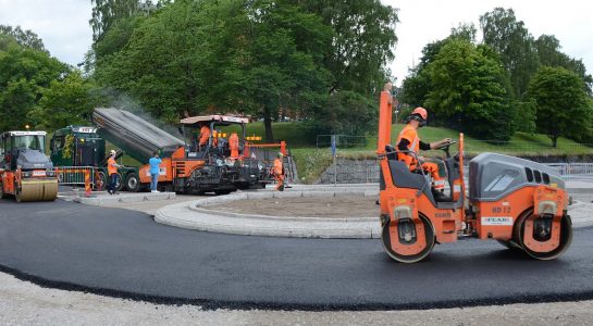 Peab asfaltläggning med Sekabs lignin